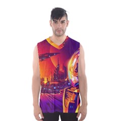 Far-future-human-colonization Men s Basketball Tank Top by Salman4z