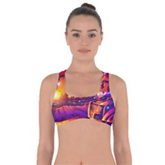 Far-future-human-colonization Got No Strings Sports Bra by Salman4z