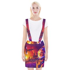 Far-future-human-colonization Braces Suspender Skirt by Salman4z