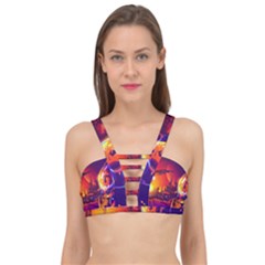 Far-future-human-colonization Cage Up Bikini Top by Salman4z