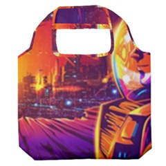 Far-future-human-colonization Premium Foldable Grocery Recycle Bag by Salman4z