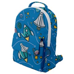 About-space-seamless-pattern Flap Pocket Backpack (small) by Salman4z