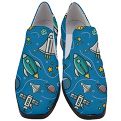 About-space-seamless-pattern Women Slip On Heel Loafers by Salman4z