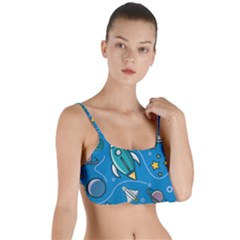 About-space-seamless-pattern Layered Top Bikini Top  by Salman4z