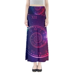 Time-machine Full Length Maxi Skirt by Salman4z