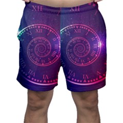 Time-machine Men s Shorts by Salman4z