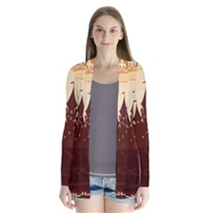 Beautiful-castle Drape Collar Cardigan by Salman4z