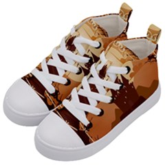 Beautiful-castle Kids  Mid-top Canvas Sneakers by Salman4z