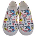 Monster-cool-seamless-pattern Men s Canvas Slip Ons View1