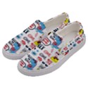 Monster-cool-seamless-pattern Men s Canvas Slip Ons View2