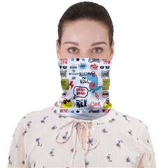 Monster-cool-seamless-pattern Face Covering Bandana (adult) by Salman4z