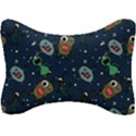 Monster-alien-pattern-seamless-background Seat Head Rest Cushion View1