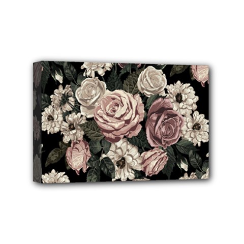 Elegant-seamless-pattern-blush-toned-rustic-flowers Mini Canvas 6  X 4  (stretched) by Salman4z