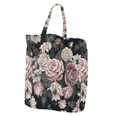 Elegant-seamless-pattern-blush-toned-rustic-flowers Giant Grocery Tote by Salman4z