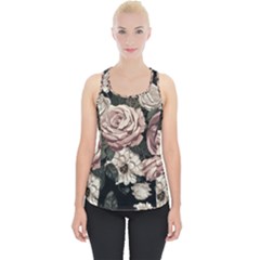 Elegant-seamless-pattern-blush-toned-rustic-flowers Piece Up Tank Top by Salman4z