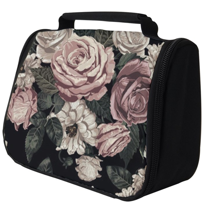 Elegant-seamless-pattern-blush-toned-rustic-flowers Full Print Travel Pouch (Big)