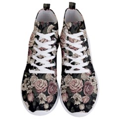 Elegant-seamless-pattern-blush-toned-rustic-flowers Men s Lightweight High Top Sneakers by Salman4z