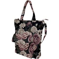 Elegant-seamless-pattern-blush-toned-rustic-flowers Shoulder Tote Bag by Salman4z