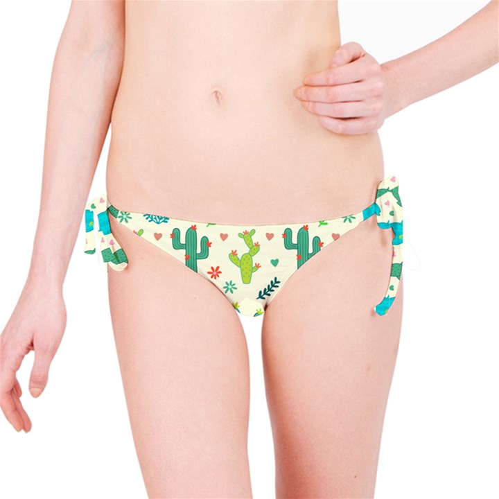 Cactus-succulents-floral-seamless-pattern Bikini Bottoms