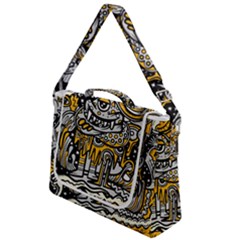 Crazy-abstract-doodle-social-doodle-drawing-style Box Up Messenger Bag by Salman4z