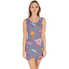 Outer-space-seamless-background Bodycon Dress by Salman4z