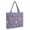 Outer-space-seamless-background Zipper Medium Tote Bag View2