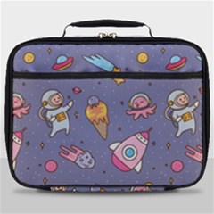 Outer-space-seamless-background Full Print Lunch Bag by Salman4z