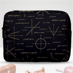 Abstract-math Pattern Make Up Pouch (large) by Salman4z