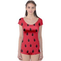 Seamless-watermelon-surface-texture Boyleg Leotard  by Salman4z