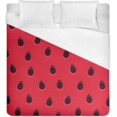 Seamless-watermelon-surface-texture Duvet Cover (king Size)