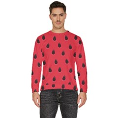 Seamless-watermelon-surface-texture Men s Fleece Sweatshirt by Salman4z