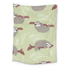 Sloths-pattern-design Medium Tapestry by Salman4z