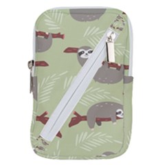 Sloths-pattern-design Belt Pouch Bag (small) by Salman4z