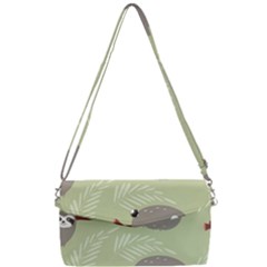 Sloths-pattern-design Removable Strap Clutch Bag by Salman4z