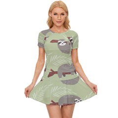 Sloths-pattern-design Women s Sports Wear Set