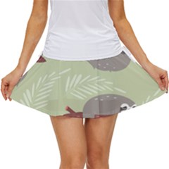 Sloths-pattern-design Women s Skort