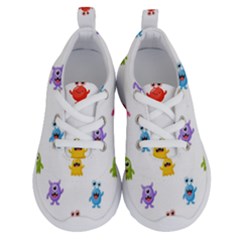 Seamless-pattern-cute-funny-monster-cartoon-isolated-white-background Running Shoes by Salman4z