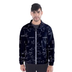 Mathematical-seamless-pattern-with-geometric-shapes-formulas Men s Windbreaker by Salman4z