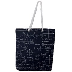 Mathematical-seamless-pattern-with-geometric-shapes-formulas Full Print Rope Handle Tote (large) by Salman4z