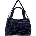 Mathematical-seamless-pattern-with-geometric-shapes-formulas Double Compartment Shoulder Bag View2