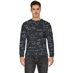 Mathematical-seamless-pattern-with-geometric-shapes-formulas Men s Fleece Sweatshirt by Salman4z