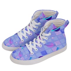 Seamless-pattern-pastel-galaxy-future Women s Hi-top Skate Sneakers by Salman4z