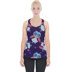 Owl-pattern-background Piece Up Tank Top by Salman4z