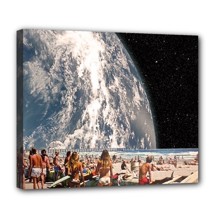 Astronomical Summer View Deluxe Canvas 24  x 20  (Stretched)