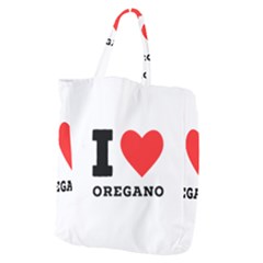 I Love Oregano Giant Grocery Tote by ilovewhateva