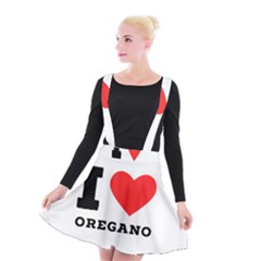 I Love Oregano Suspender Skater Skirt by ilovewhateva