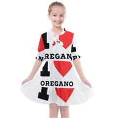 I Love Oregano Kids  All Frills Chiffon Dress by ilovewhateva