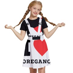 I Love Oregano Kids  Apron Dress by ilovewhateva