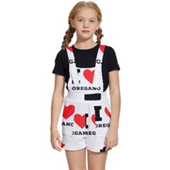 I Love Oregano Kids  Short Overalls by ilovewhateva