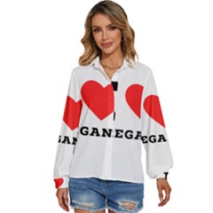 I Love Oregano Women s Long Sleeve Button Up Shirt